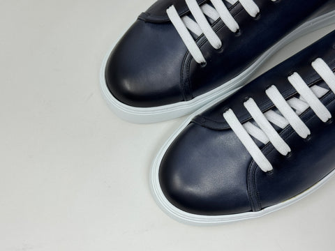 "Silverstone" Sneaker in Edwardian Grey Patina