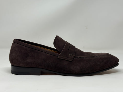 "Portofino" Loafer in Mole Suede