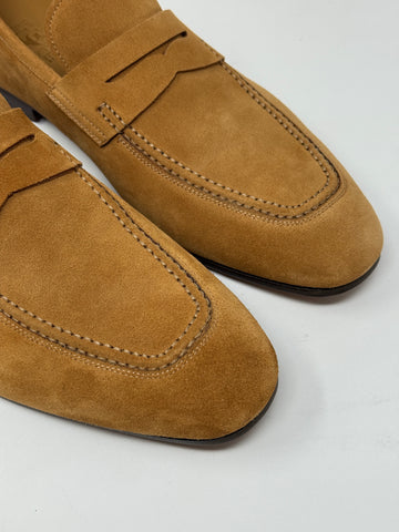 "Portofino" Loafer in Fox Suede