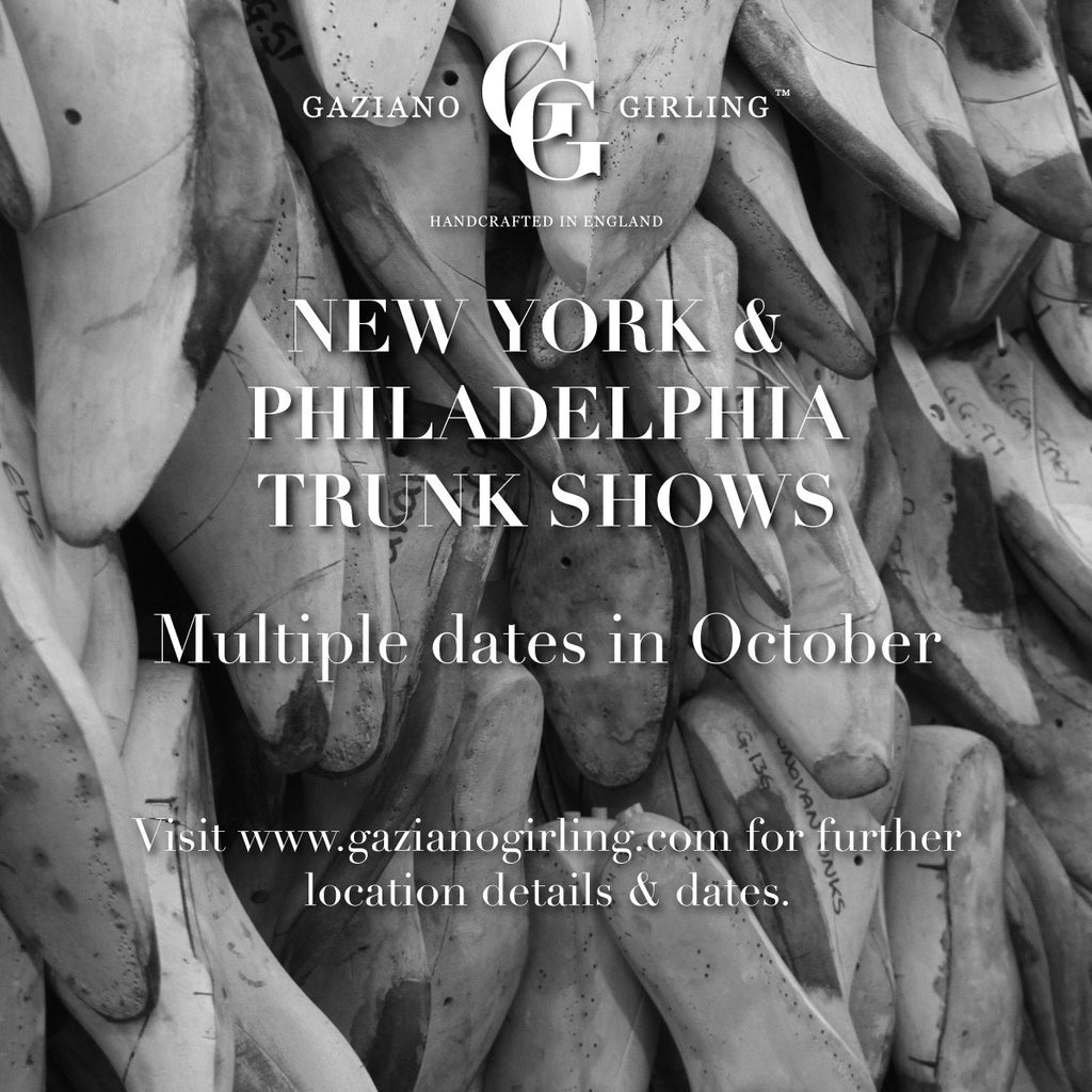 New York & Philadelphia Trunk Shows - October 2015