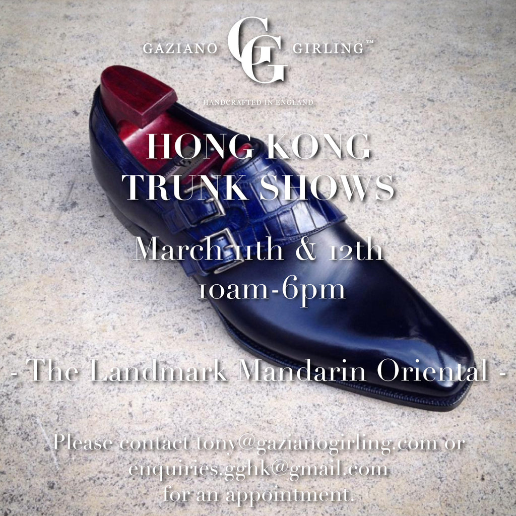 Trunk Show - Hong Kong - March 2016