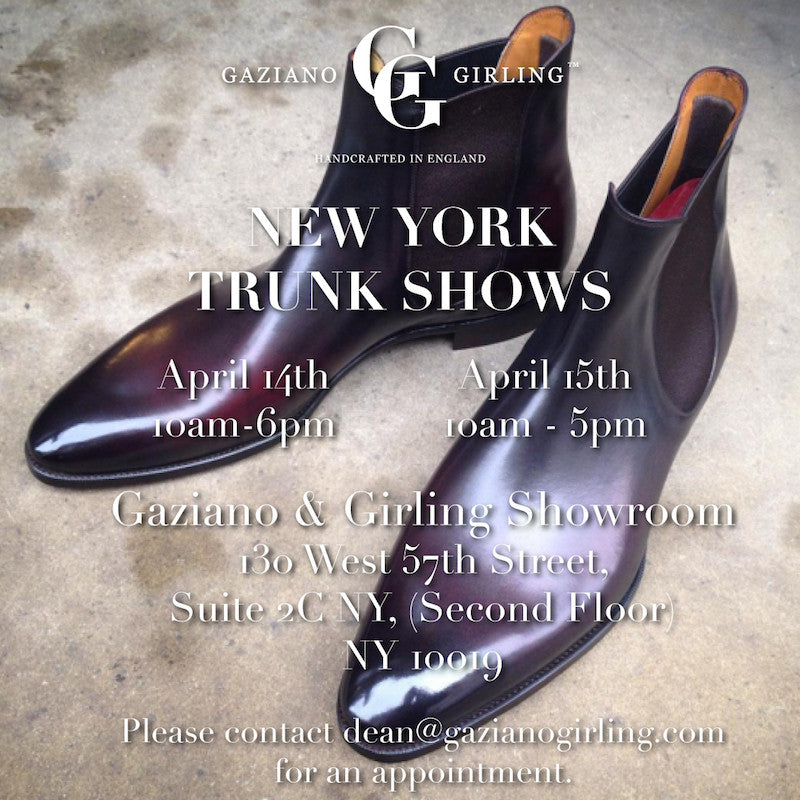 Trunk Show - New York City - April 2016