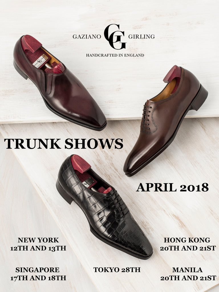 Trunk Shows April 2018