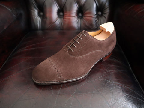 "Churchill" In Mole Suede - S45