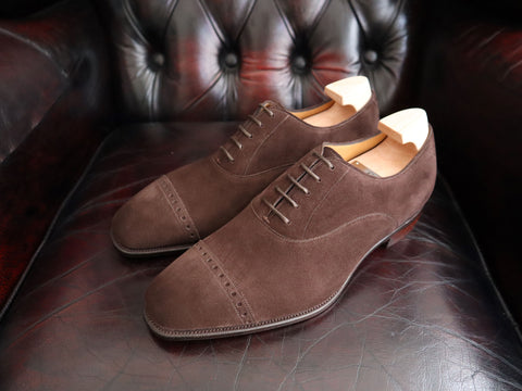 "Churchill" In Mole Suede - S45