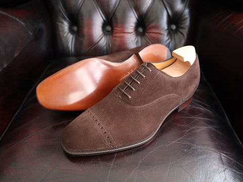 "Churchill" In Mole Suede - S45