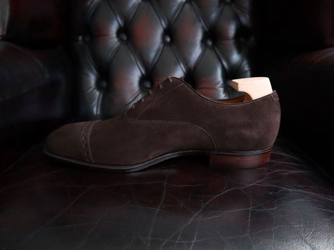 "Churchill" In Mole Suede - S45