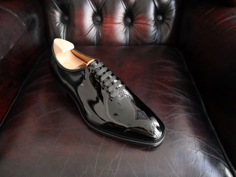 "Cornwell" in Black Patent Leather - KN14