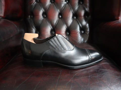 "Langham" in Black Calf - MH71