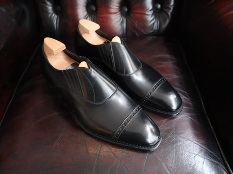 "Langham" in Black Calf - MH71