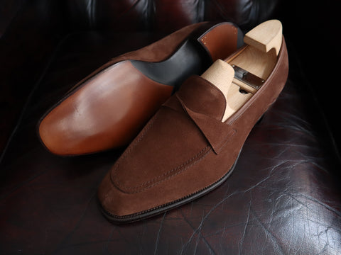 "Antibes II" in Mink Suede - KN14