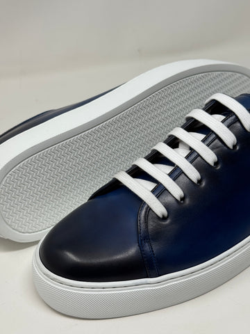 "Silverstone" Sneaker in Sapphire Patina