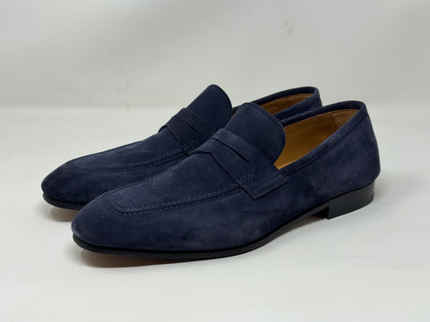 "Portofino" Loafer in Navy Suede