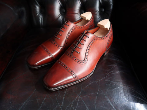 "St James II" in Vintage Cherry Calf - TG73