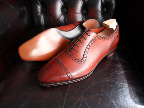 "St James II" in Vintage Cherry Calf - TG73